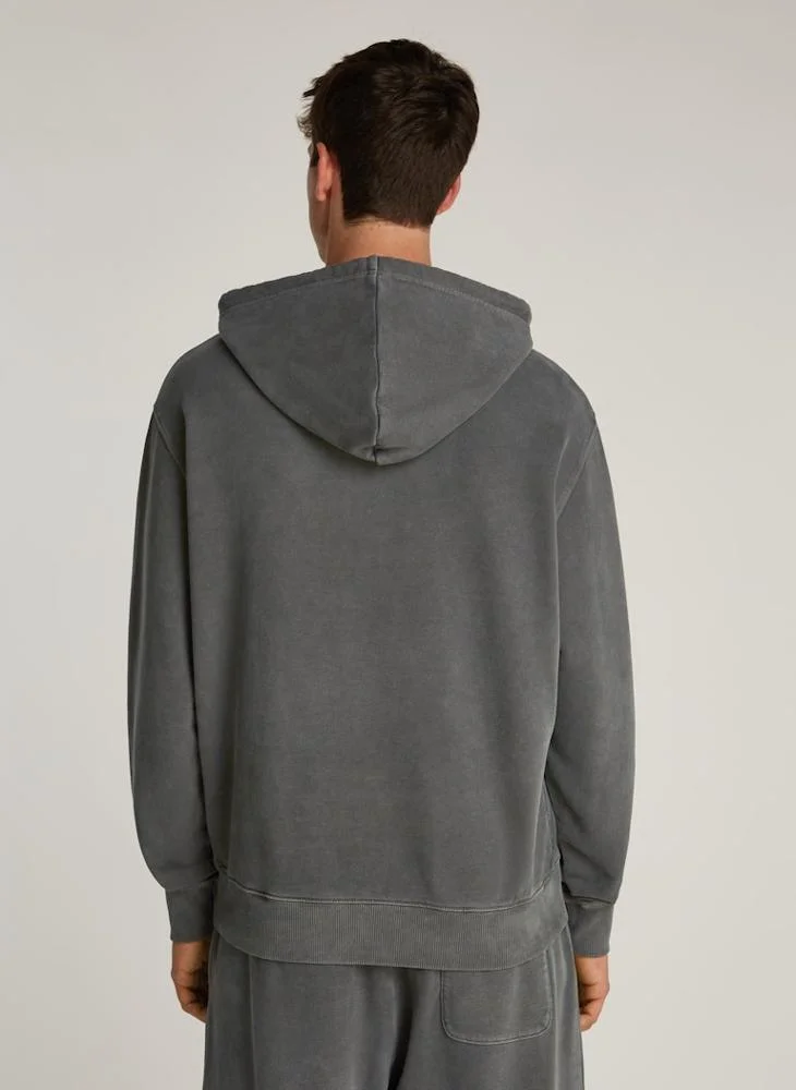 تومي جينز Logo Graphic Pull Over Hoodie