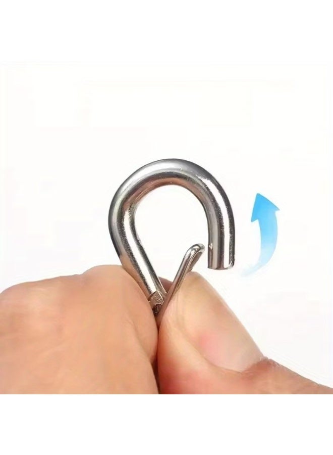 جلوسكي عبوة من 4 خطافات سقف لاصقة شديدة التحمل، خطافات تعليق PVC بدون حفر للأضواء والنباتات - Image 5