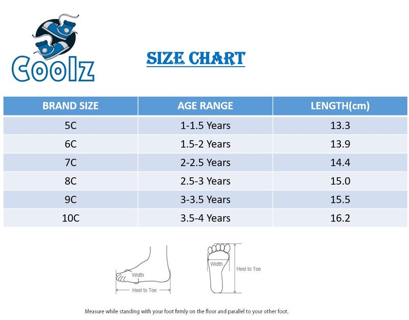Coolz Kids Casual Slip-on Shoes POGO-4 for Boys and Girls Age 1-4 Years - Image 4