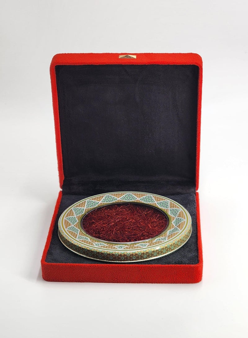 Salman Saffron Super Negin Safron in Velvet Gift Box - Box Size 205x190x47 mm - Image 2