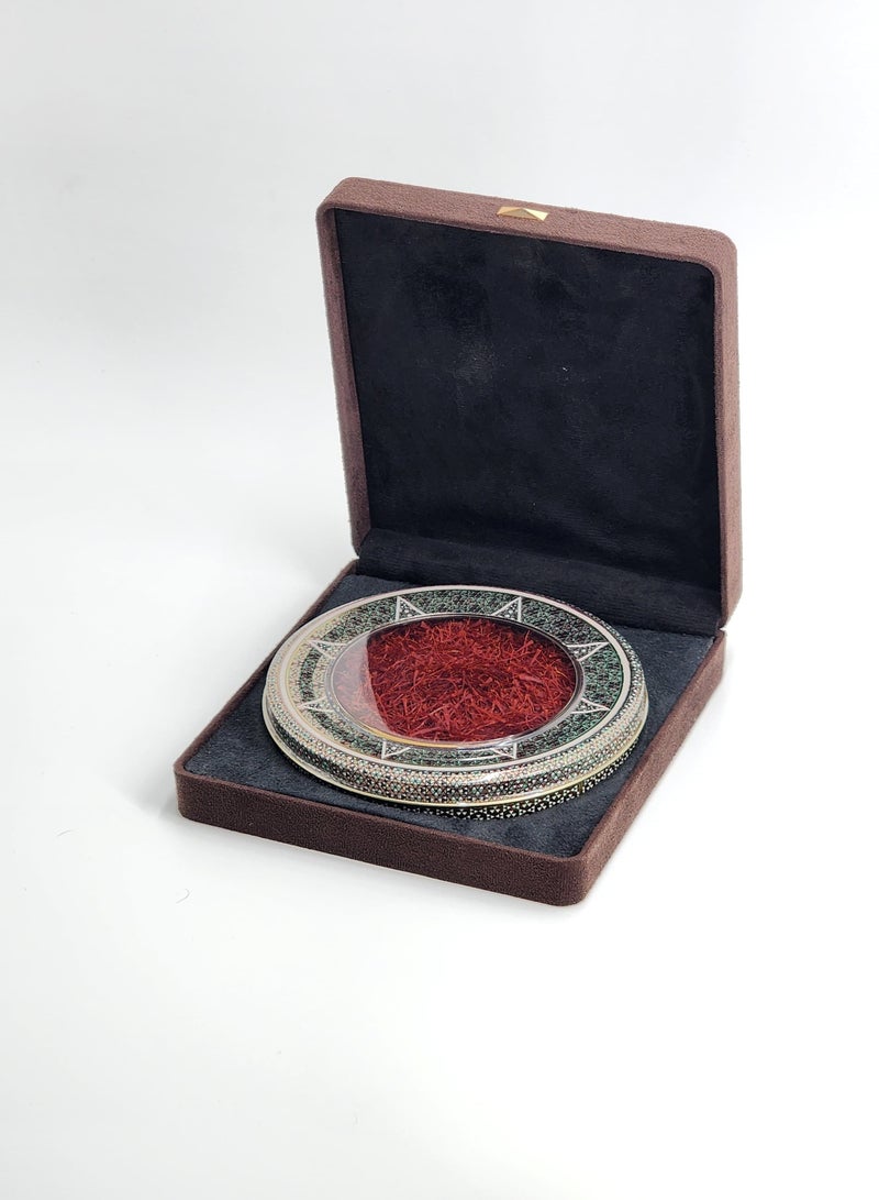Salman Saffron Super Negin Safron in Velvet Gift Box - Box Size 205x190x47 mm - Image 5