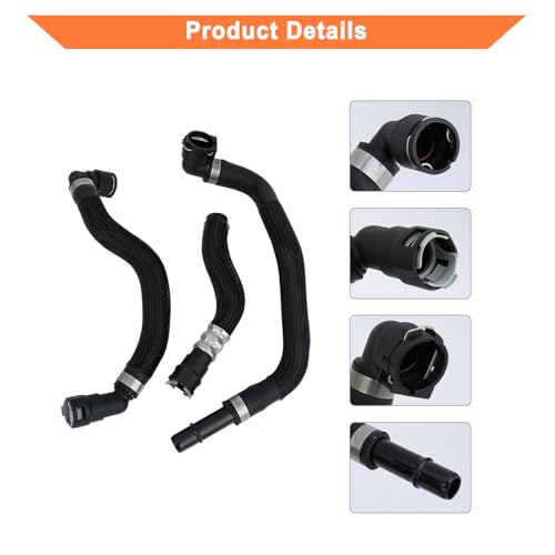 YOUYIEN Heater Hose Connector (Heater Supply Jumper Hose,Air Conditioning Jumper Hose).Replaces Part # 68199254AB,68192082AA,68104972AA,52014624AA.Compatible with 2014-2018Jeep Cherokee,15-17 Chrysler 200 - Image 4