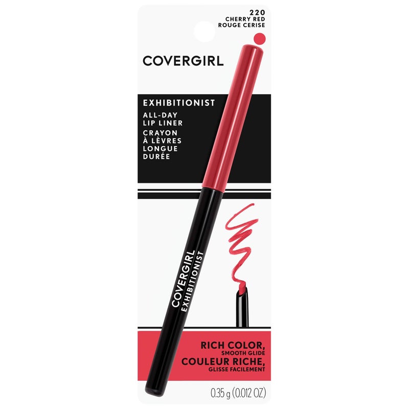 COVERGIRL Exhibitionist Lip Liner, Cherry Red 220, 0.012 Ounce - Image 5