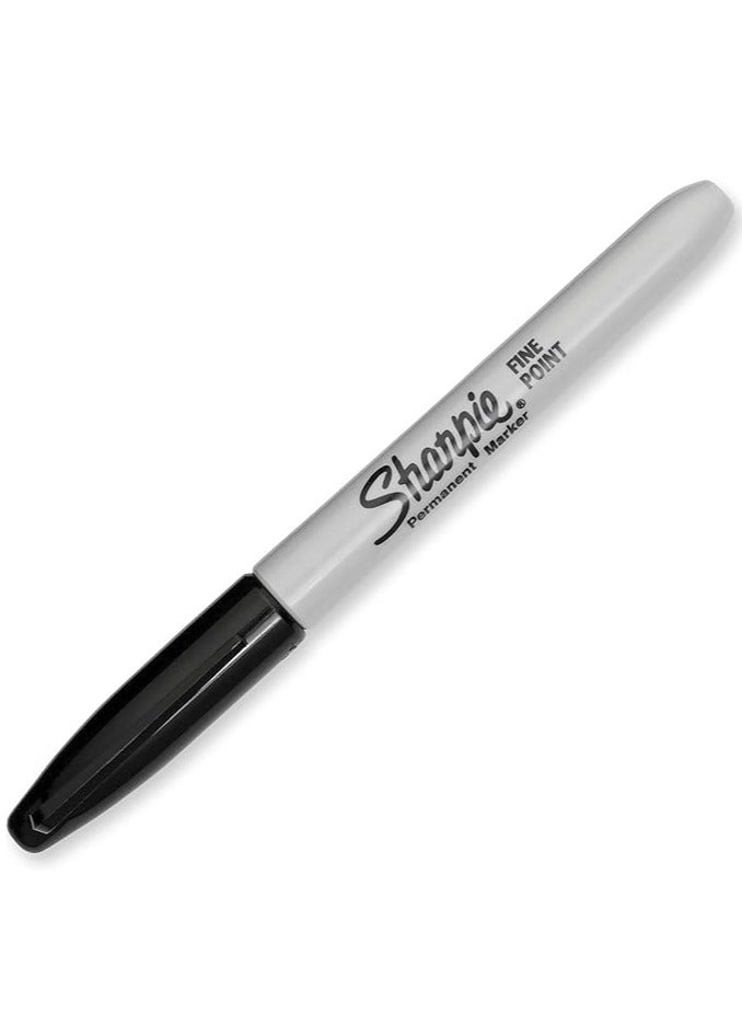 Sharpie 5-Piece Fine Tip Permanent Markers Set Black - Image 2