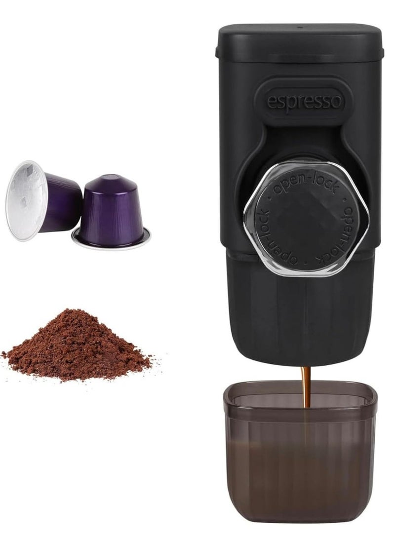 Generic Mini Portable Espresso Coffee Maker, 18 Bar Manual Coffee Machine for Travel, Camping, Outdoor, and Home – Small Handheld Coffee Brewer for Fresh Espresso Anywhere  - Image 3