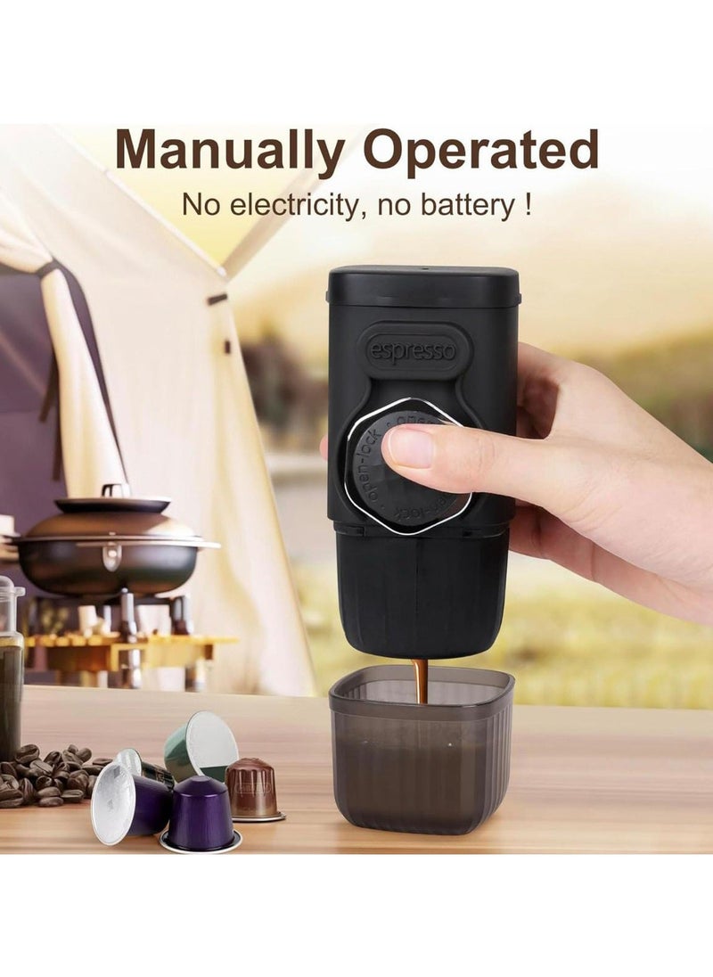 Generic Mini Portable Espresso Coffee Maker, 18 Bar Manual Coffee Machine for Travel, Camping, Outdoor, and Home – Small Handheld Coffee Brewer for Fresh Espresso Anywhere  - Image 4