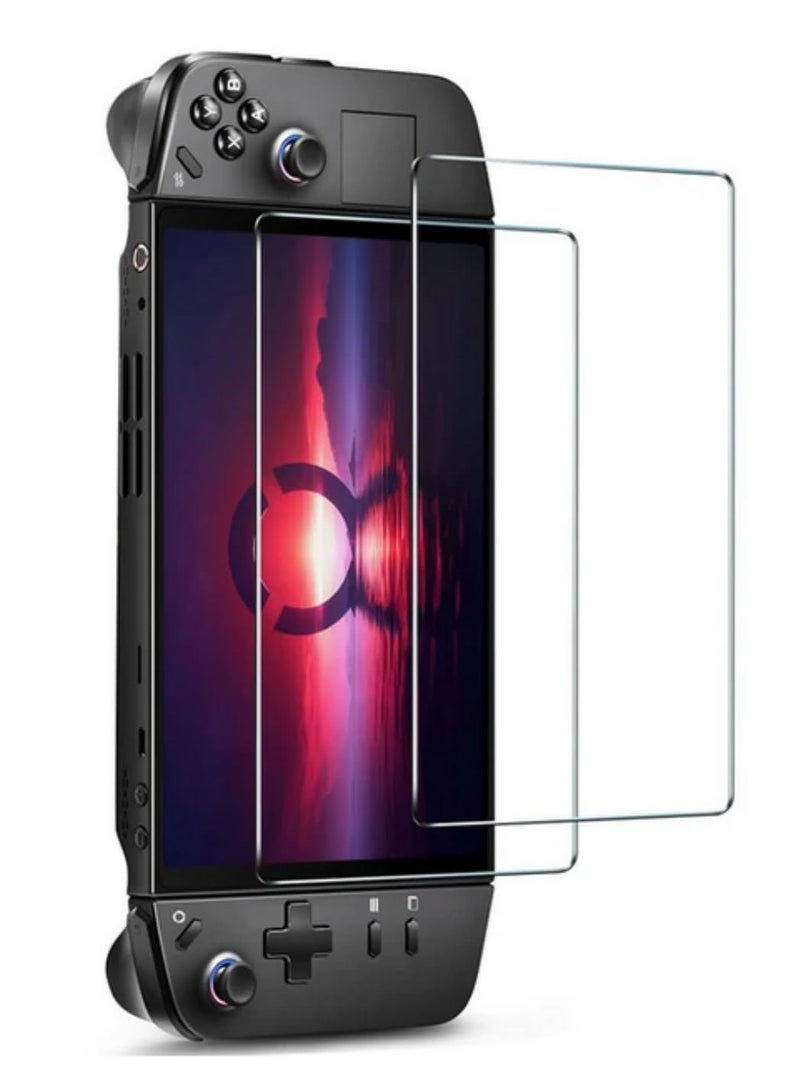 2pcs Tempered Glass Screen Protector for Lenovo Legion Go Anti Scratch Curved Edge Oleophobic Coating Anti Fingerprint Easy Clean 9H Hardness Explosion Proof Shatter Resistant - Image 1