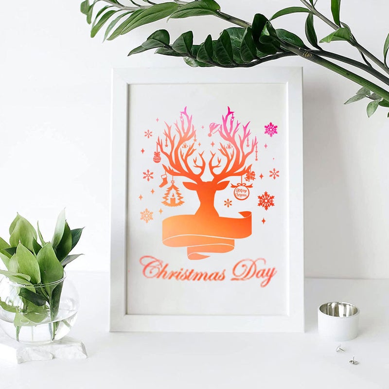 4 Sheets of Color Changing Vinyls Portable Decals DIY Water Mug Decals - Image 5