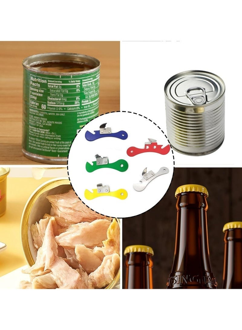 SHAOZHEN 6PCS Stainless Steel Handheld Can & Lid Openers, Lightweight Kitchen Tool - Image 4