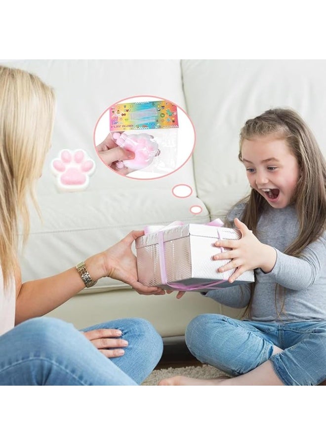 Handmade Big Cat Paw Silicone Squeeze Toys, Cat Paw Taba Squishy, Fufu Cat Paw Sensory Toys for Stress Relief - Image 4