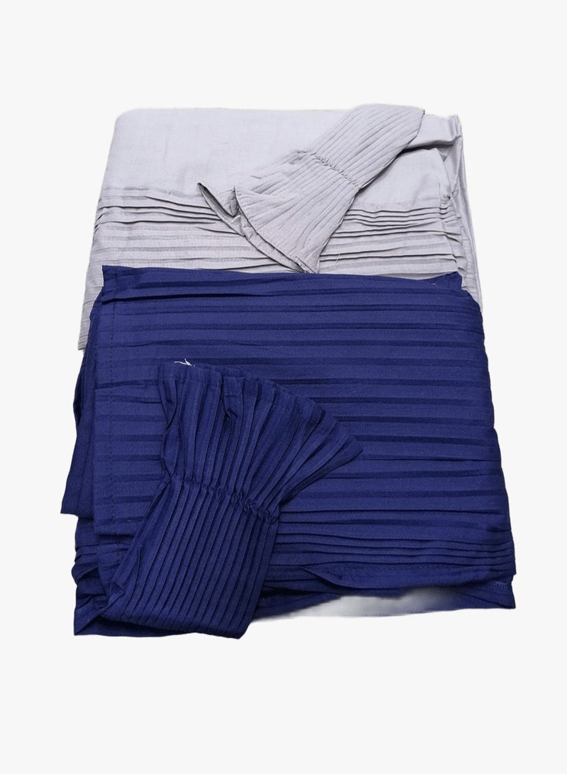 مون 2/شرشف صلاة مرد قطن ناعم ومريح للغاية  يتضمن طرحة ويغطي الجسم بالكامل بمقاس موحد وواسع مناسب لجميع الأجسام - Image 1