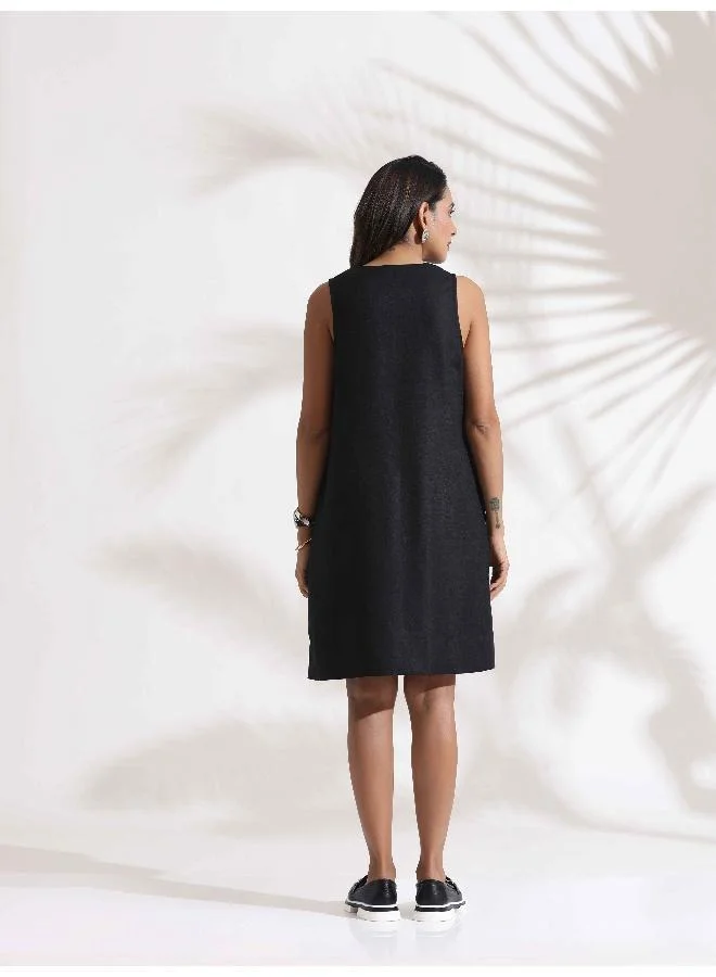trueBrowns Sleeveless A-Line Dress