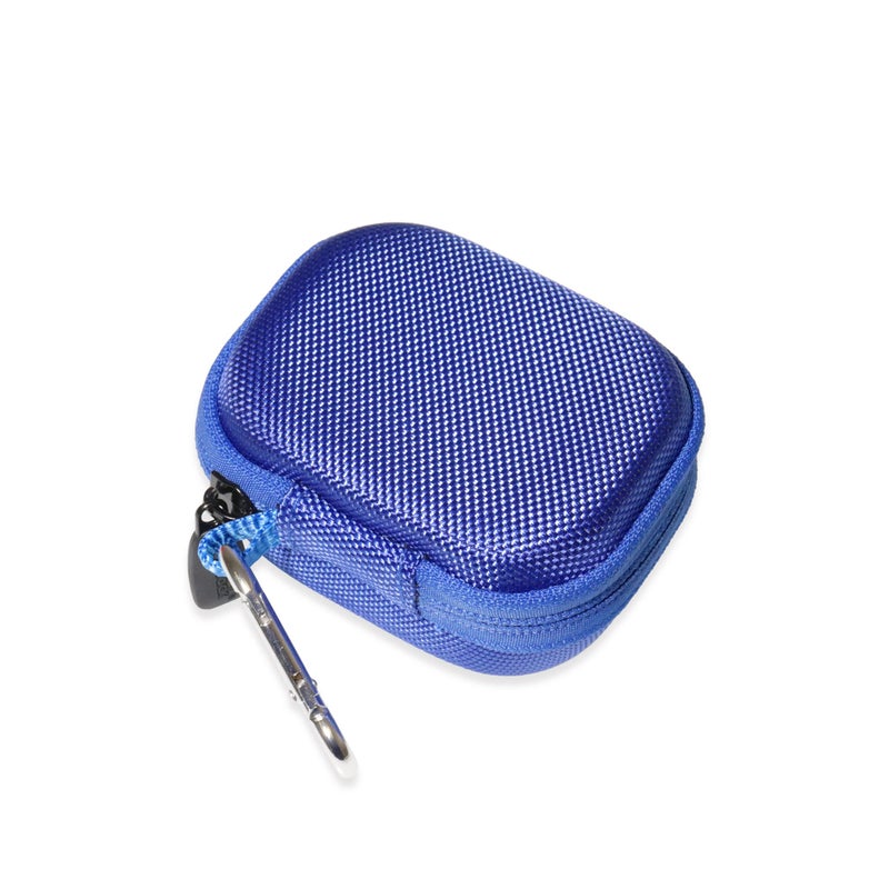 CaseSack Case for TAGRY X08 Bluetooth Headphones True Wireless Earbuds 60H, mesh Pocket for Charge Cable (Blue) - Image 5