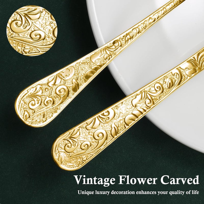 Meythway Silverware Set of Gold 40PCs - Image 3