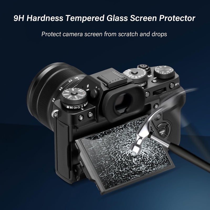 kinokoo Screen Protector for Leica M10 M10-P Camera, 0.25mm 9H Hardness Tempered Glass Film Crystal Clear Film for Leica M10 - Bubble-free/Anti-scratch(2 pack) - Image 4