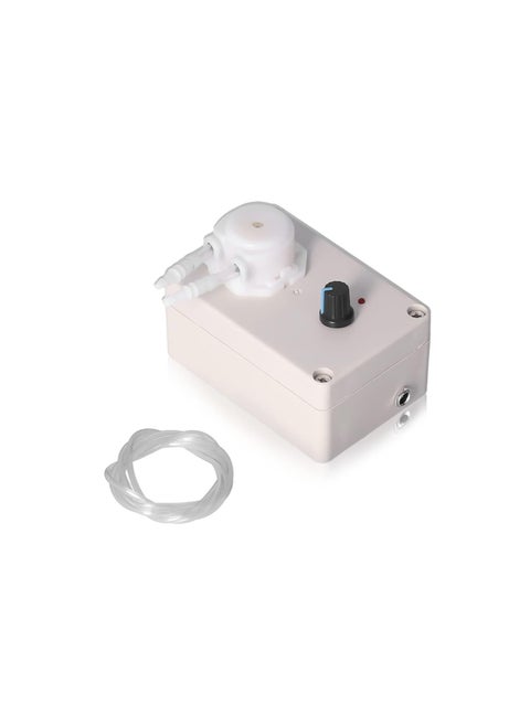 12V Adjustable Peristaltic Dosing Pump, 1ml-250ml/min Fine Tuning Titration Pump, AB21 Single Head Desig Flowing Dosing Pump with Adapter for Aquarium Lab Analytical
