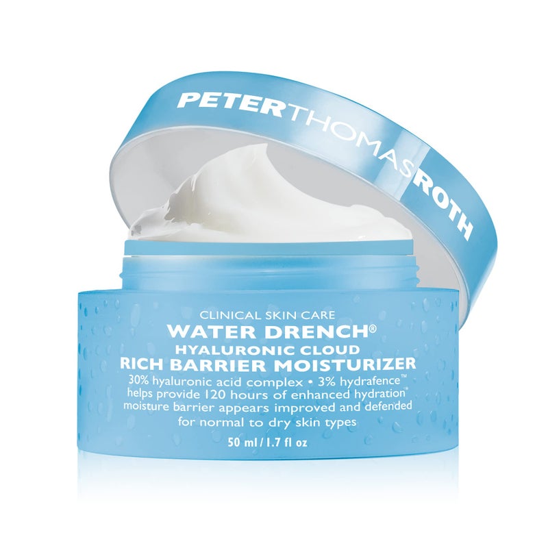 Peter Thomas Roth | Water Drench Hyaluronic Cloud Rich Barrier Moisturizer | Hyaluronic Acid Barrier Cream For Dry Skin, Fragrance-Free - Image 1