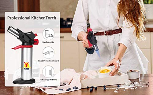 ZHART Barbecue Blow Torch For Resin Art Burner Welding Soldering Iron Lighter Flame Gun Gas Butane - Image 4