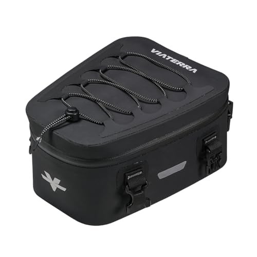ViaTerra 100% Waterproof 6L Tailbag I Universal motorcycle seat bag I No outer rain cover or inner liner needed - Image 1