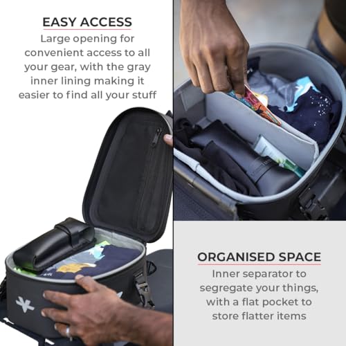 ViaTerra 100% Waterproof 6L Tailbag I Universal motorcycle seat bag I No outer rain cover or inner liner needed - Image 5