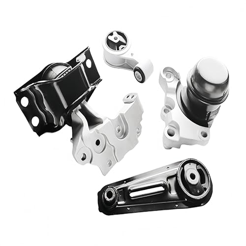 Yllshengyu 4Pcs Engine Motor Mount Kit - Compatible with Nissan Rogue 2008-2013 & Rogue Select 2014-2015 2.5L 2WD, Replaces A7370 A7384 A4351 A4352 - Image 1