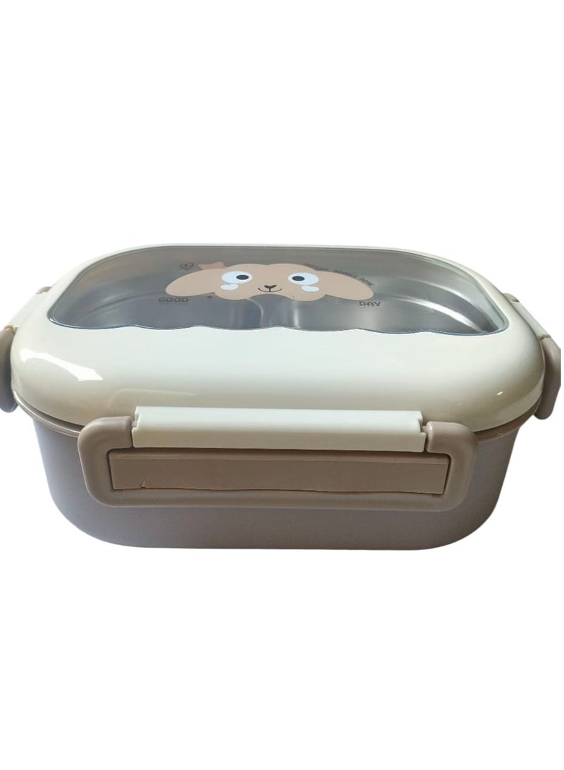 Spaceshoop Cute Stainless Steel Lunch Box School Lunch Box for Kids Portable Sealed Lunch Container Separate Heated Lunch Box - Image 1