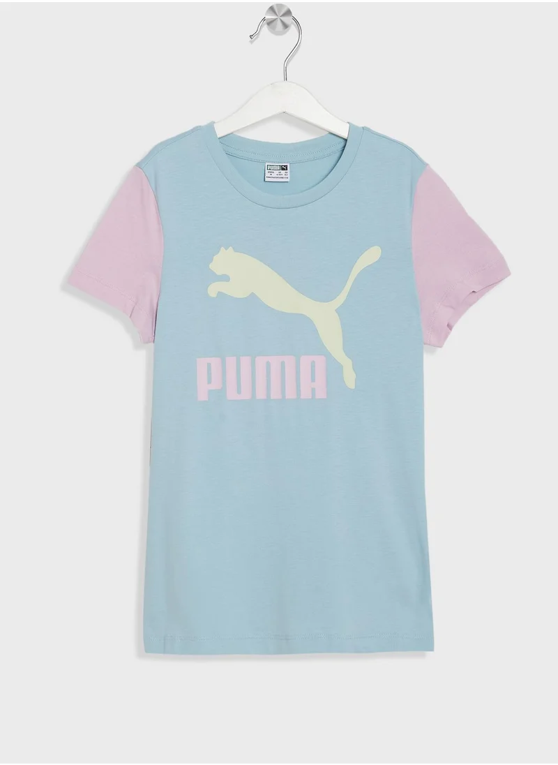 PUMA Kids Classics Two Color Logo T-Shirt
