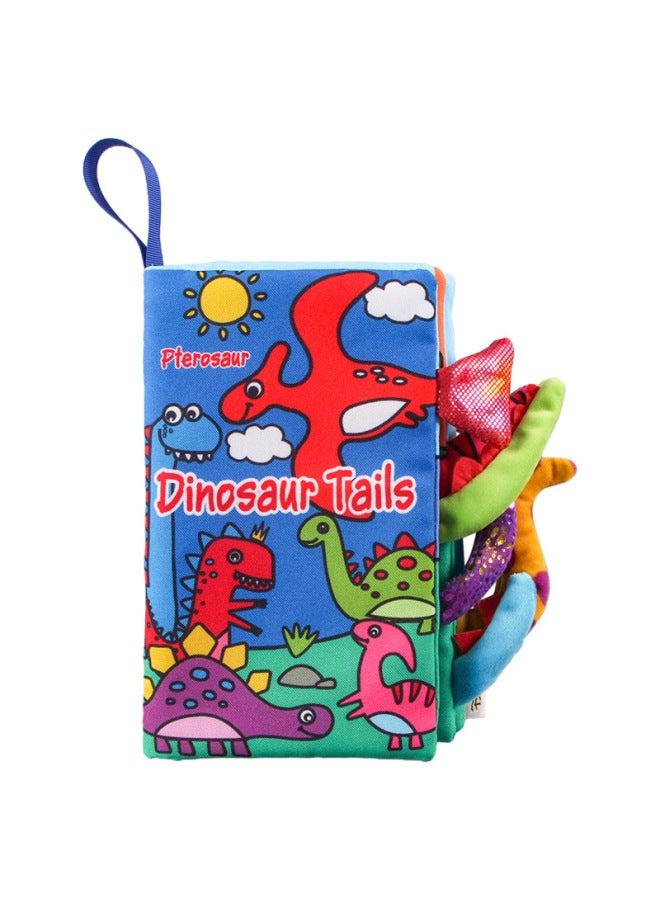 Special Sale Every Day Children's Tail Cloth Book Educational Toy Book Ring Paper Enlightenment Book Early Education Tear Cloth Book Toy-Color:Dinosaurs  - Image 1