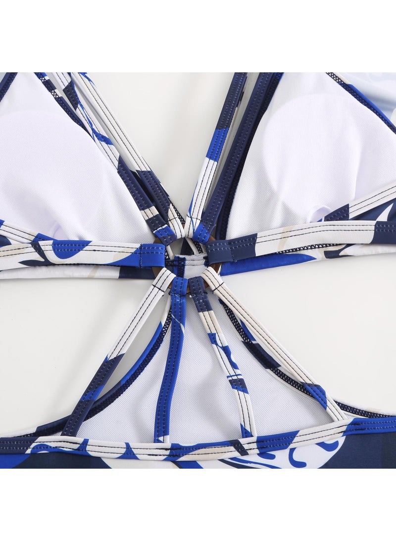 2-Piece Women Swimsuit With Skirt Holiday Beach Dress Tight And Slimming Bikini Swimsuit Fashionable Surfing Wear Summer - Image 5