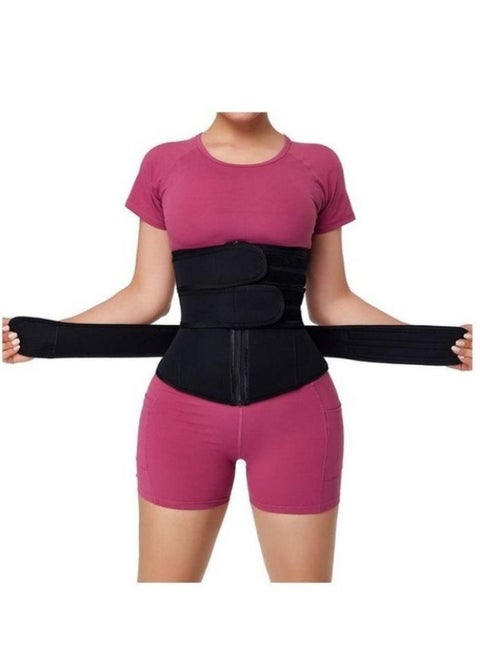 حزام مشد الخصر للنساء 3 أحزمة مشد مشد مشد مشد الخصر مع سحاب