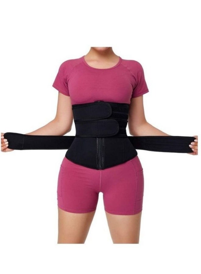حزام مشد الخصر للنساء 3 أحزمة مشد مشد مشد مشد الخصر مع سحاب