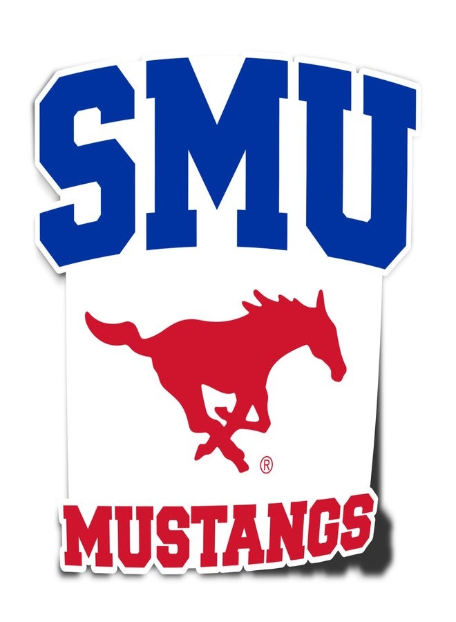 ديزرت كاكتوس ملصق صبار صحراوي لجامعة ساوثرن ميثوديست، ملصق فينيل لشعار SMU Mustangs، مناسب لأجهزة الكمبيوتر المحمول، زجاجات المياه، السيارات، ودفاتر القصاصات (IND 5) - Image 1