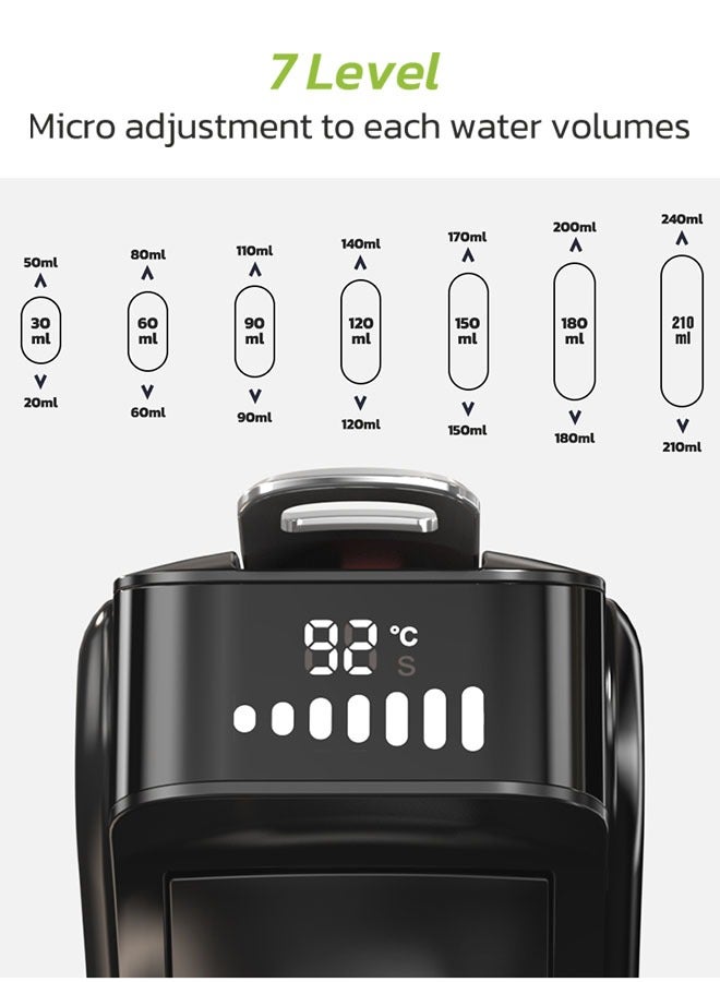 HiBREW ماكينة قهوة هاي برو 6 في 1 كبسولة - ساخن/بارد - متعددة الاستخدامات - إسبريسو - كافيتيرا - كابتشينو - صانعة القهوة H1B - Image 2