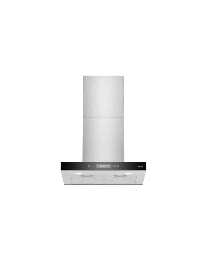 BURN T-Shape Cooker Hood 60cm Stainless Steel Silver – 650 m³/h Suction, Touch & Gesture Control, Energy Saving LED Light - Image 4