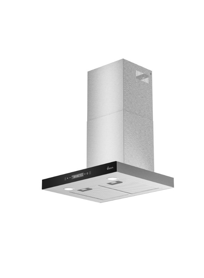BURN T-Shape Cooker Hood 60cm Stainless Steel Silver – 650 m³/h Suction, Touch & Gesture Control, Energy Saving LED Light - Image 5