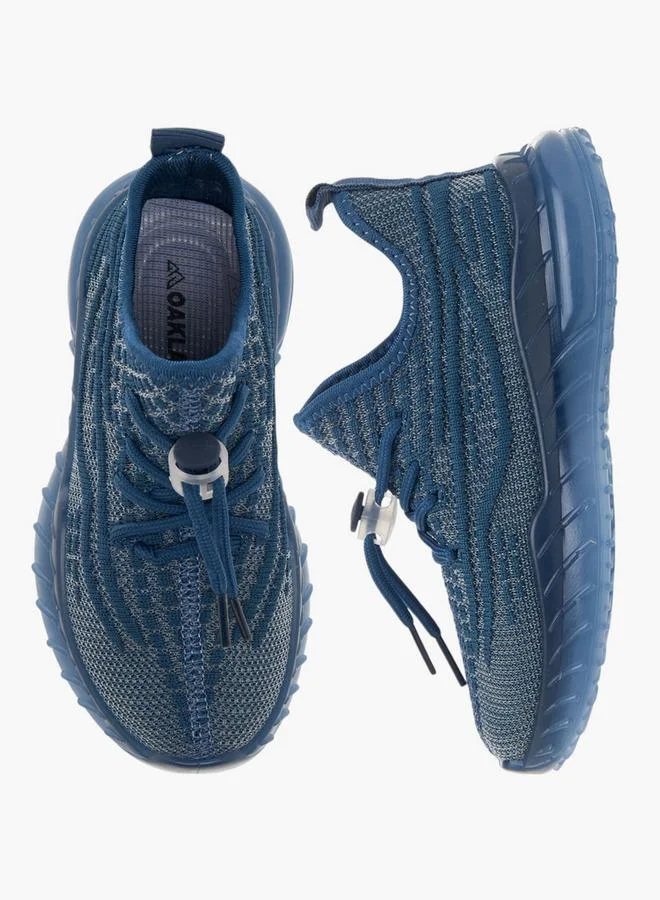 Oaklan by Shoexpress NAVY Boys Monotone Sports Shoes with Lace-Up Closure for Men | Best Price UAE