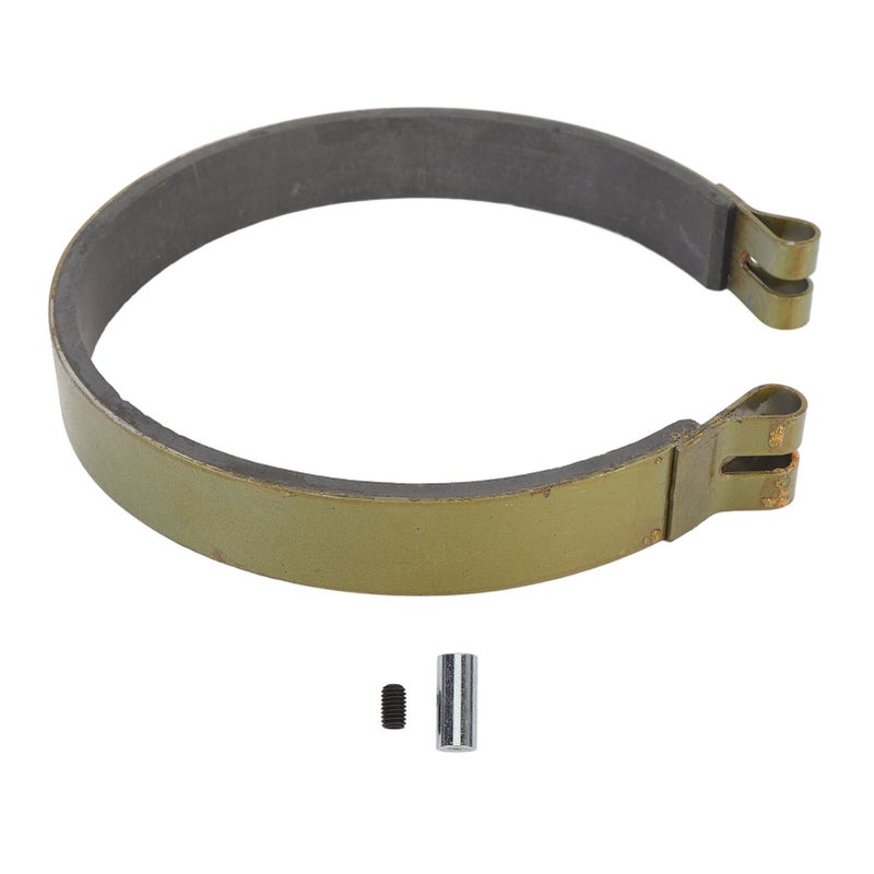 6 Inch Brake Band and Pin Kit Steel Alloy High Friction Ceramic Brake Band Pin Set for Go Kart ATV Mini Bike - Image 1