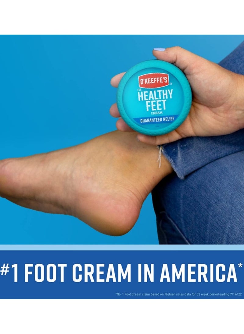 O'Keeffe's O'Keeffe Healthy Feet Foot Cream treats dry, cracked feet and instantly boosts hydration levels, 76g/2.7oz, (Pack of 1) - Image 3