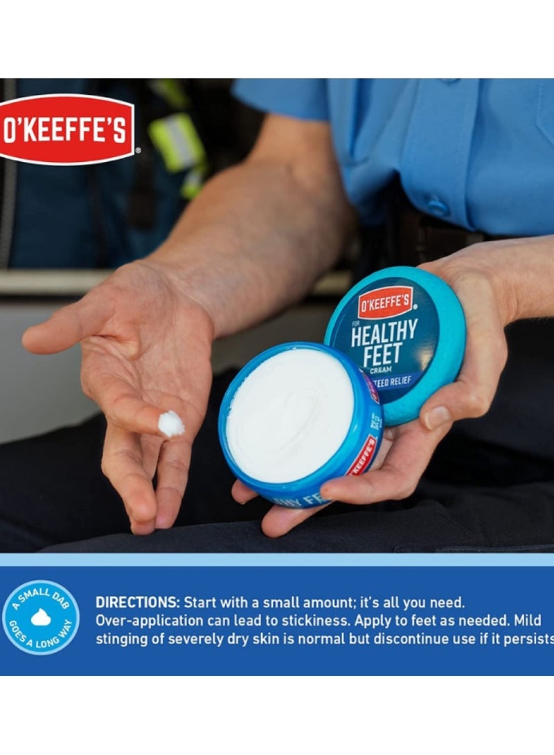 O'Keeffe's O'Keeffe Healthy Feet Foot Cream treats dry, cracked feet and instantly boosts hydration levels, 76g/2.7oz, (Pack of 1) - Image 4