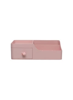 Spaceshoop Plastic Makeup Organizer With 6 Slots And Drawer  - Image 2