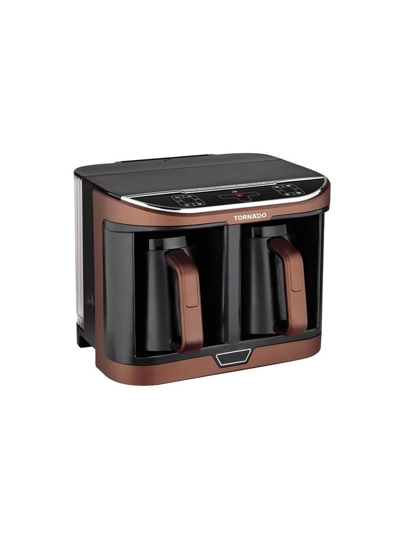 TORNADO TORNADO Automatic Turkish Coffee Maker 660ml Brown x Black Water Tank TCME-100D-PRO  - Image 2
