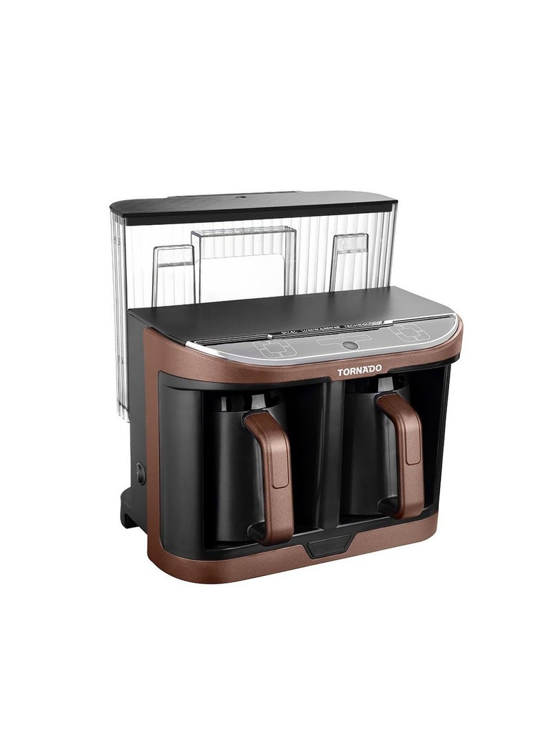 TORNADO TORNADO Automatic Turkish Coffee Maker 660ml Brown x Black Water Tank TCME-100D-PRO  - Image 4