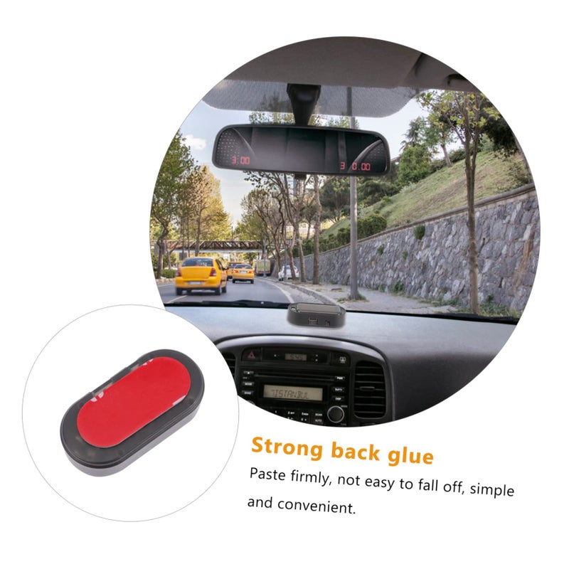 Solar Powered Car Theft Warning Light 2 Pack with Adhesive Base Flashing Security Lamp for Vehicle Roof USB Rechargeable - Image 4