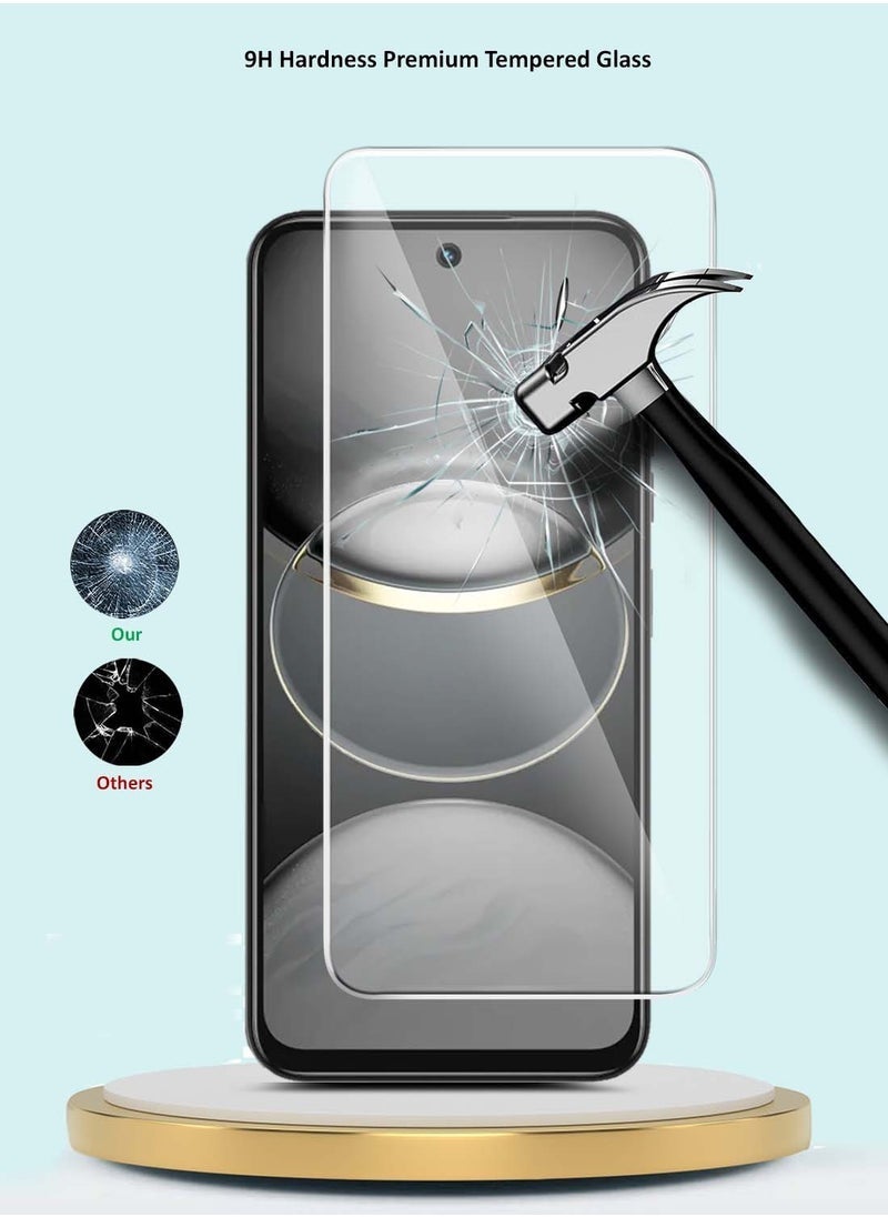 Raxoom Tecno Spark 30C 4G/5G 2024 GMAX Premium Series 9H Curved Edges 2.5D Tempered Glass Screen Protector â€“ Ultra Clear, Scratch-Resistant, Full Coverage, Anti-Fingerprint, Easy Installation â€“ Clear - Image 3