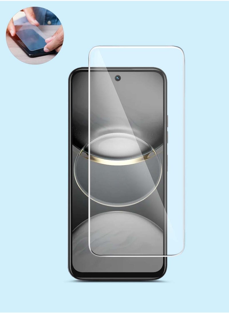 Raxoom Tecno Spark 30C 4G/5G 2024 GMAX Premium Series 9H Curved Edges 2.5D Tempered Glass Screen Protector â€“ Ultra Clear, Scratch-Resistant, Full Coverage, Anti-Fingerprint, Easy Installation â€“ Clear - Image 1