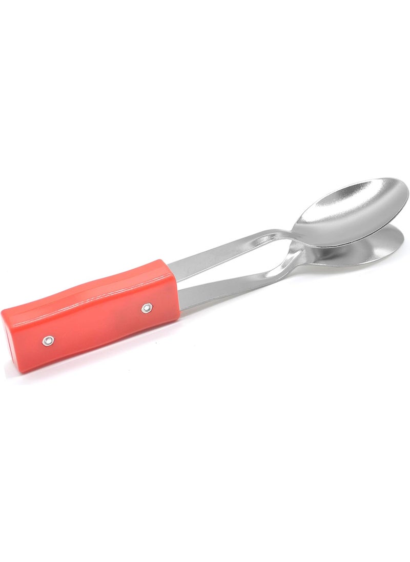 Mihey Musical Spoons with Handle  Traditional Irish Folk Session Percussion Instrument  - Image 1