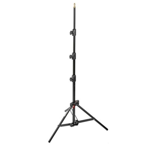 Manfrotto 1051BAC-3 6-Feet 9-Inches Alu Mini Compact Stand AC with 4 Section and 3 Risers, 3-Pack (Black) - Image 3