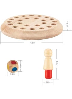 HOOKOR Wooden Memory Match Stick Chess Game, Hirger Color Memory Chess, Funny Block Board Game,Memory Match Stick Chess Game,Parent-Child Interaction Toy, Brain Teaser for Boys and Girls Age 3 and Up  - Image 4