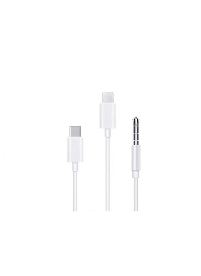 Remote Wired Headset For Apple Lightning Android Type-c For Huawei Mobile Phone Wire Control In-Ear-Color:P44 (type-c Plug) Digital [carton Packaging]