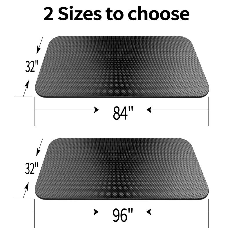 TONINT Large Exercise Mat, Equipment Mat,Treadmill Bike Workout Mats for Home Gym Flooring Rubber Mat Fitness Yoga Cardio Weightlifting, Jump Rope, Non-slipping, 2.65-Feet x 7-Feet - Image 2